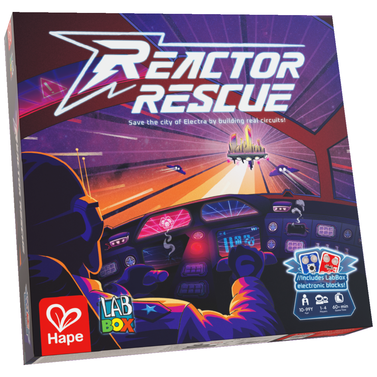 Reactor Rescue - The board game where you build real circuits
