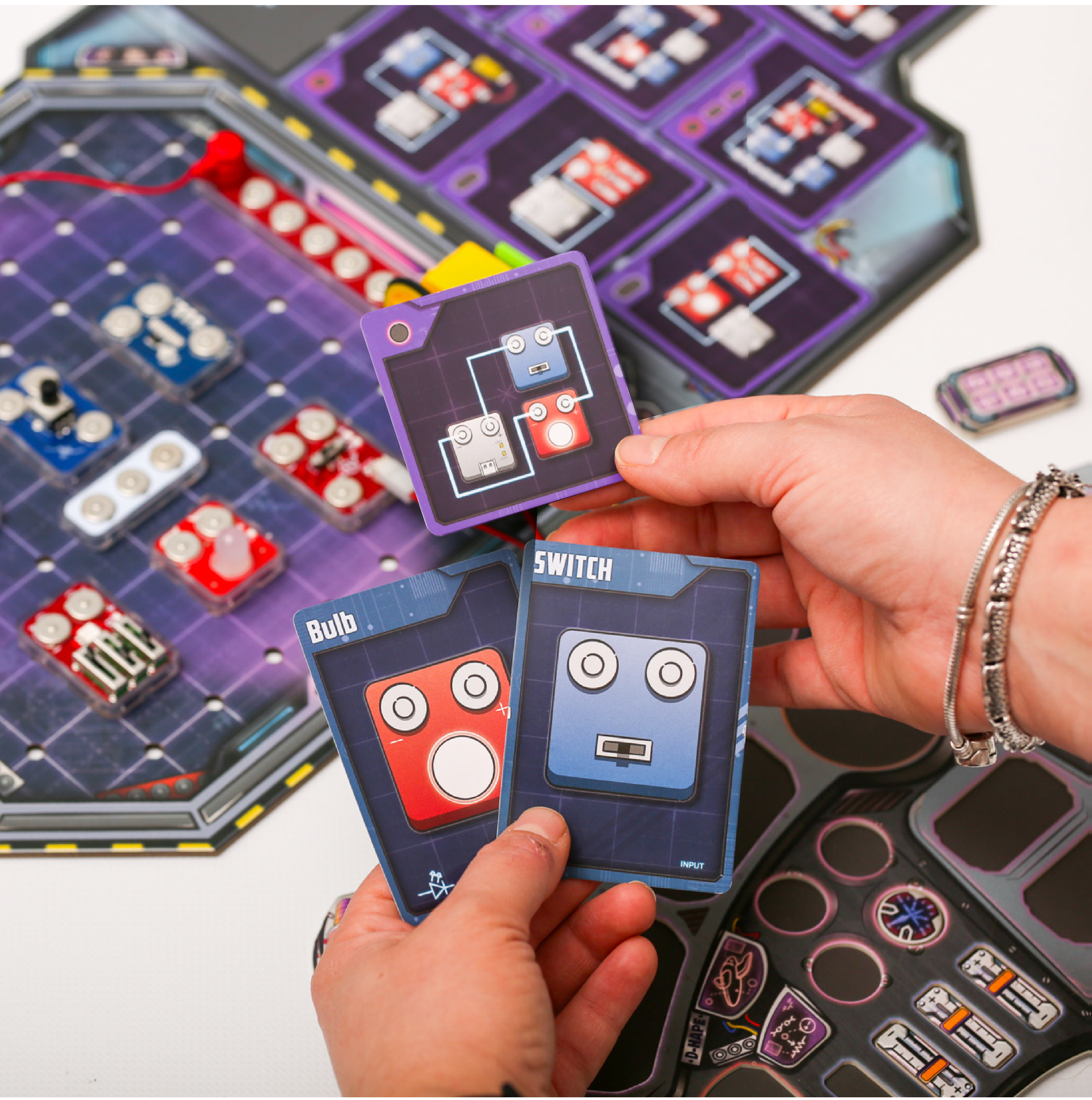 Reactor Rescue - The board game where you build real circuits